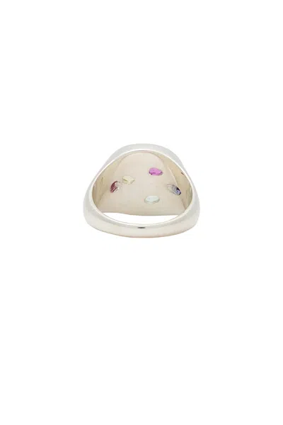 Bleue Burnham Oval Chloroplast Signet