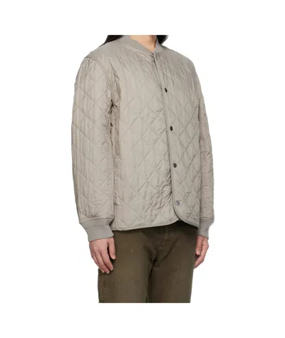 Rag & Bone Gray Focus Quilted Liner Jacket In Elephntgry
