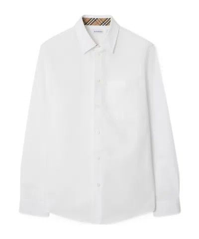 Burberry Long-sleeved Button-up Cotton Shirt