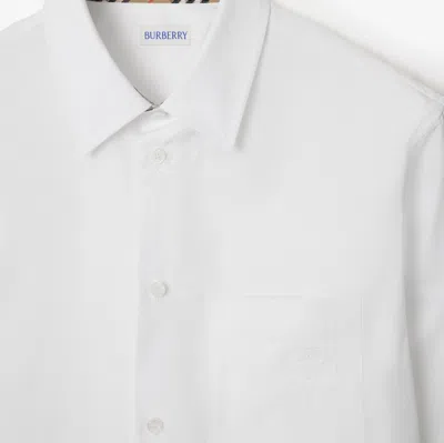 Burberry Long-sleeved Button-up Cotton Shirt