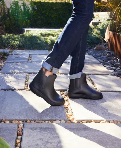Totes Men's Chelsea Ankle Rain Boots In Black