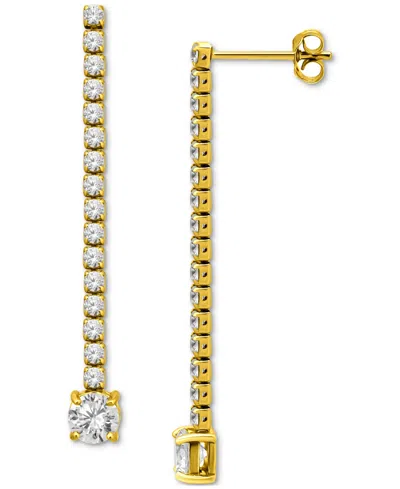 Giani Bernini Cubic Zirconia Linear Drop Earrings, Exclusively At Macy's