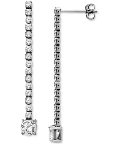 Giani Bernini Cubic Zirconia Linear Drop Earrings, Exclusively At Macy's