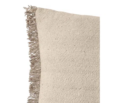 Oake Fringe Lumbar Decorative Pillow, 14" X 36", Exclusively At Macy's