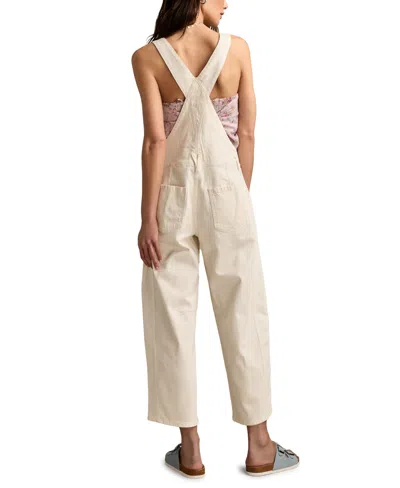 Lucky Brand Women's Barrel Overall In White