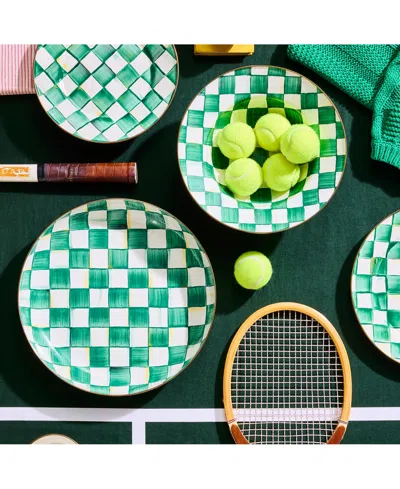 Mackenzie-childs Emerald Check Serving Platter