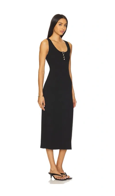 Anine Bing Alessia Tank Midi Dress In Black