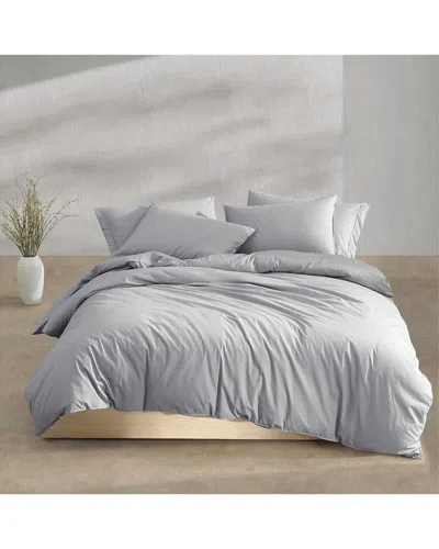 Calvin Klein 200 Thread Count Washed Percale Cotton Comforter Set