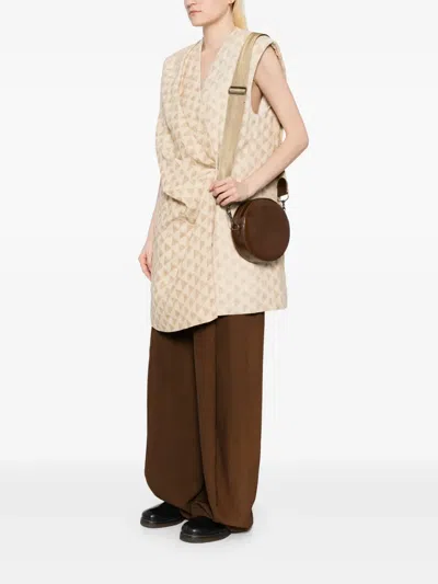 Uma Wang Small Round Crossbody Bag