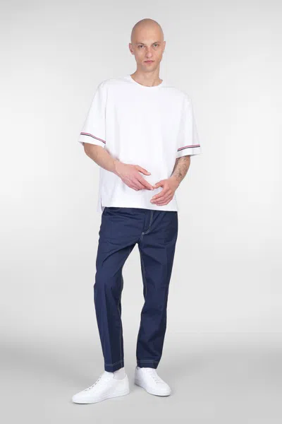 Thom Browne Rwb Stripe Cotton T-shirt