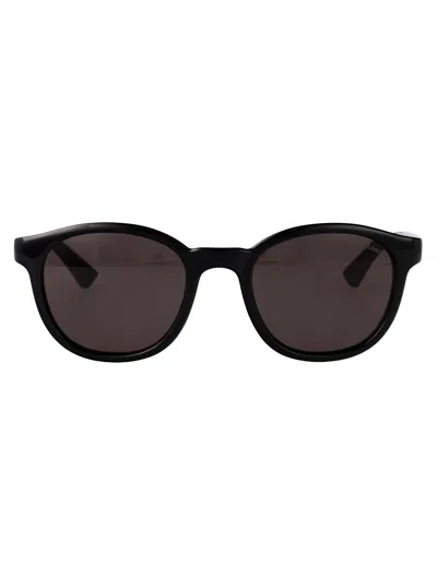 Montblanc Mb0398s Sunglasses In Black-black-grey