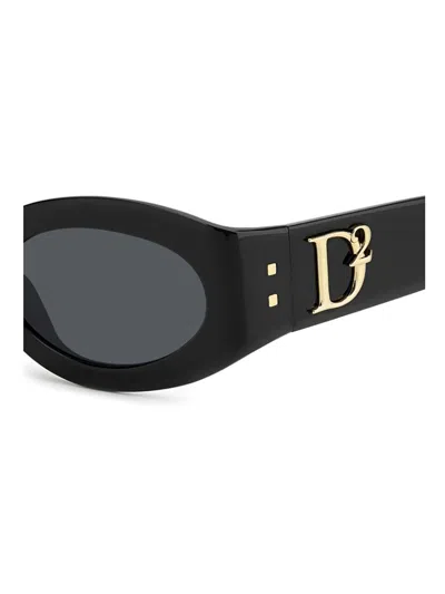 Dsquared2 D2 0150/g/s Sunglasses In Black