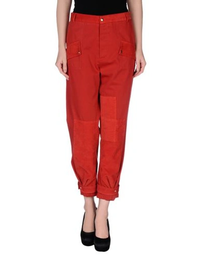 Band Of Outsiders Casual Trousers In Red