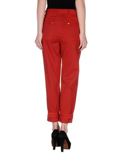 Shop Band Of Outsiders Casual Pants In Red