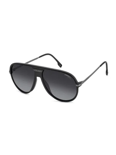 Carrera Matte Black Dark Ruthenium Injectate Sunglasses In Black