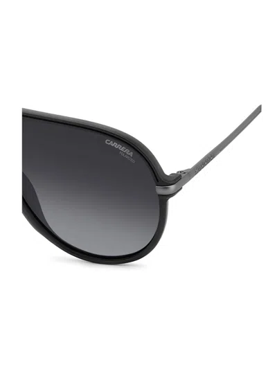 Carrera Matte Black Dark Ruthenium Injectate Sunglasses In Black