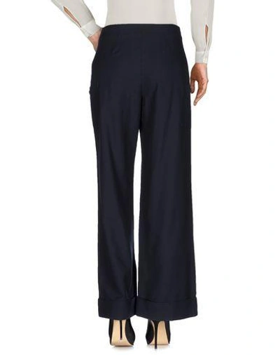 Shop Band Of Outsiders Casual Pants In Dark Blue
