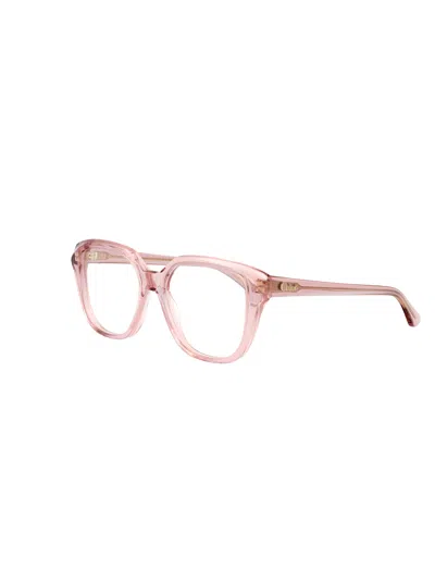 Chloé Ch0293o Glasses In Pink-pink-transparent