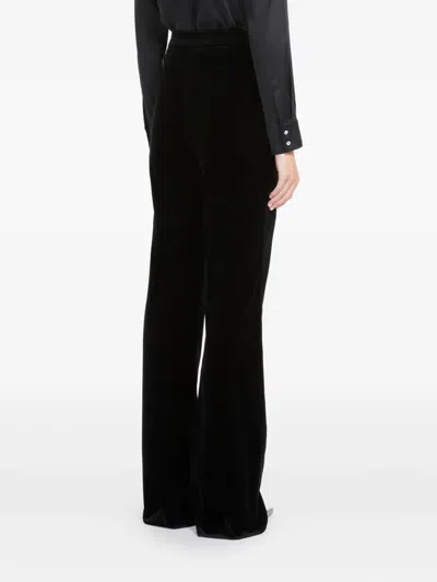 Max Mara Cropped Slim-fit Twill Pants With Mid-rise Waist
