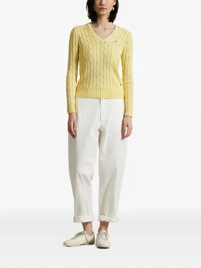 Polo Ralph Lauren Cable-knit V-neck Sweater