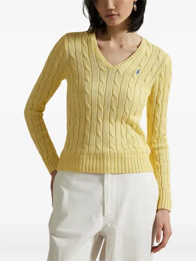 Polo Ralph Lauren Cable-knit V-neck Sweater