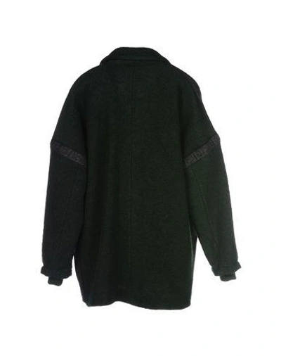 Shop Band Of Outsiders Coat In Dark Green