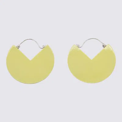 Isabel Marant Light Yellow And Silver '90 Earrings