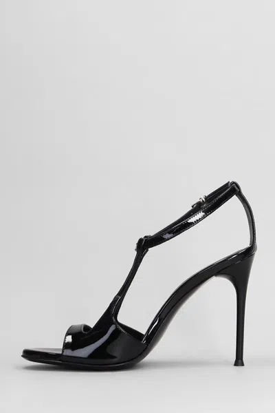 Sergio Levantesi Ryana Black Heeled Sandals In Black