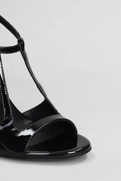 Sergio Levantesi Ryana Black Heeled Sandals In Black