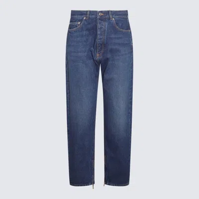 Off-white Blue Denim Jeans