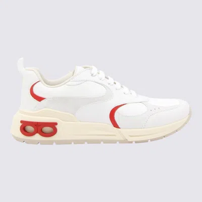 Ferragamo Round Head Lace-up Sneakers