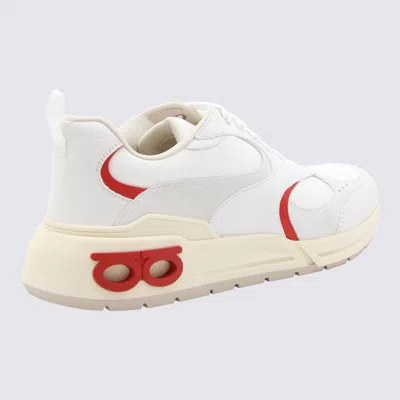 Ferragamo Round Head Lace-up Sneakers