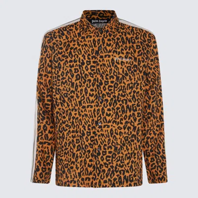 Palm Angels Cheetah Track Shirt And Blouse Multicolor
