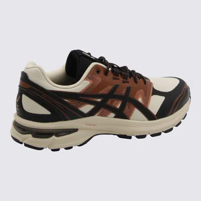 Asics Vanilla And Black Terrain Gel Sneakers