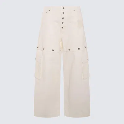 Off-white Super Baggy Jeans With 90s Logo