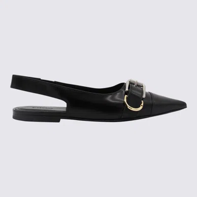 Givenchy Voyou Slingback Ballerina Flat With Pointed Toe In Black