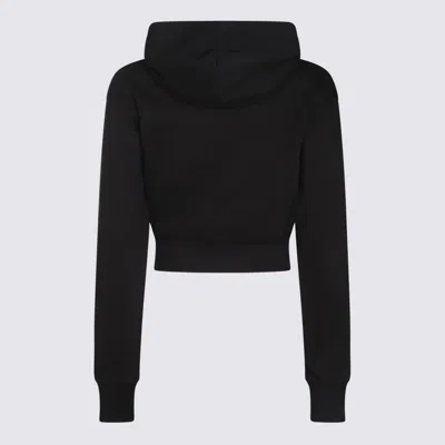 Shop Versace Jeans Couture Black Cotton Sweatshirt