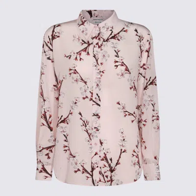 Alexander Mcqueen Cherry Blossom Print Button-front Blouse