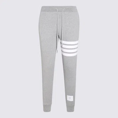 Thom Browne Light Grey Cotton 4bar Track Pants