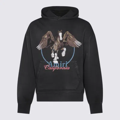 Amiri Graphic Print Hooded Sweater Kangaroo Pocket