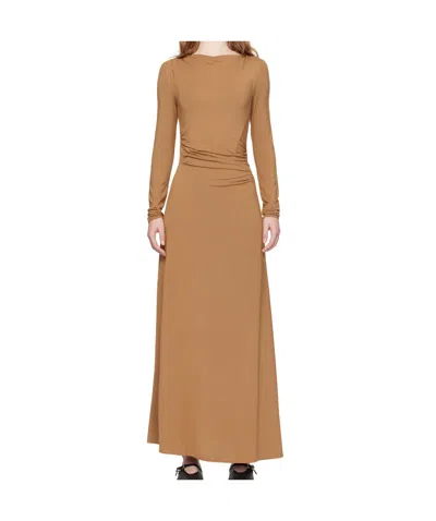 Rag & Bone Khaki Luca Draped Maxi Dress