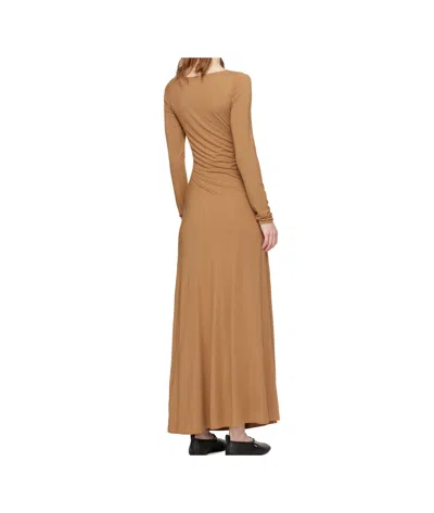 Rag & Bone Khaki Luca Draped Maxi Dress