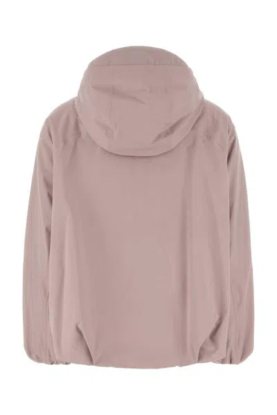 Herno Nylon Jacket With Hood And Elasticated Cuffs
