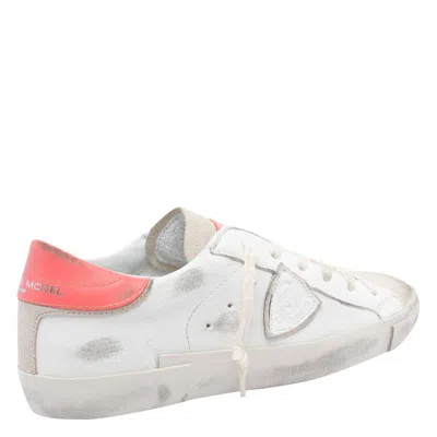Philippe Model Prsx Distressed-effect Panelled Sneakers