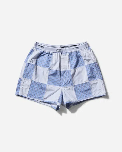 Vans Women S Hommegirls Patchwork Boxer Shorts Azurine