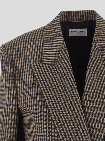 Saint Laurent Checked Blazer