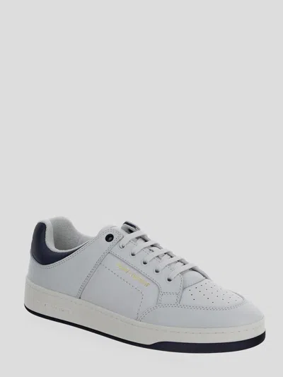 Saint Laurent Low-top Sneakers With Contrast Heel Tab