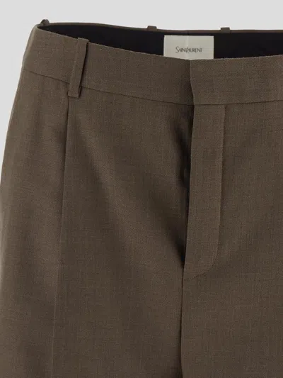 Saint Laurent Wool Tailored Trousers