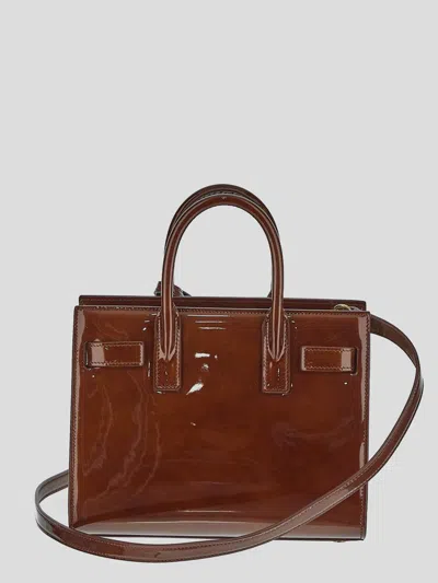 Saint Laurent Sac De Jour Nano Top-handle Bag In Patent Leather