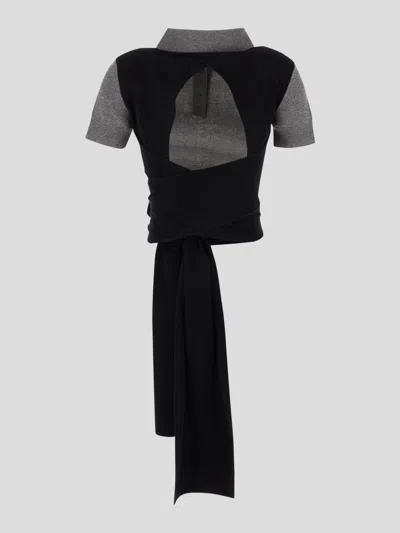 Loewe Wool And Cashmere Polo Shirt Grey